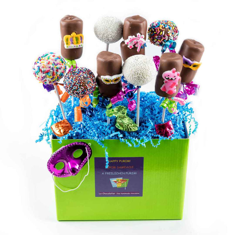 PURIM CAKE AND MARSHMALLOW POPS - LARGE