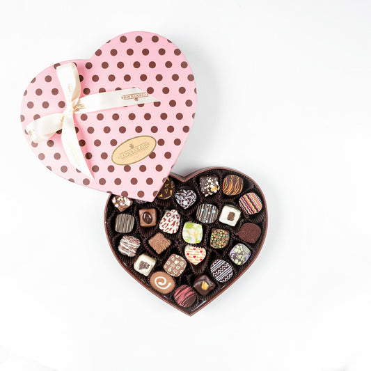 Heart Box Of Assorted Truffles - Medium