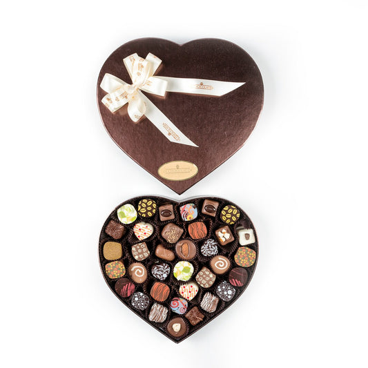 Heart Box Of Assorted Truffles - Large