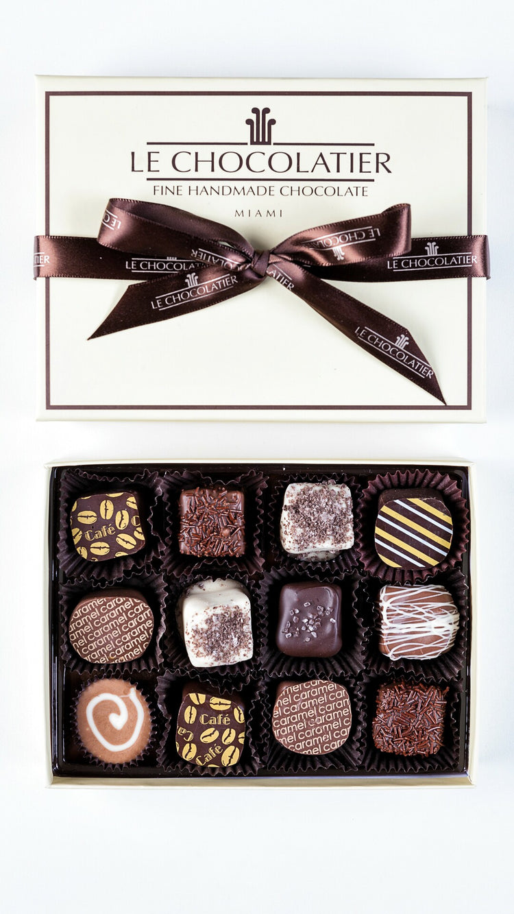 12 PIECE BOX OF CLASSIC FLAVOR TRUFFLES