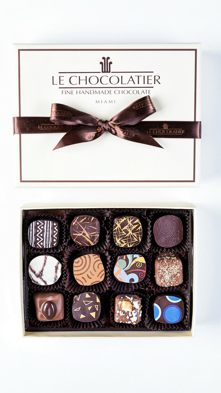 12 PIECE BOX OF LIQUOR & WINE TRUFFLES