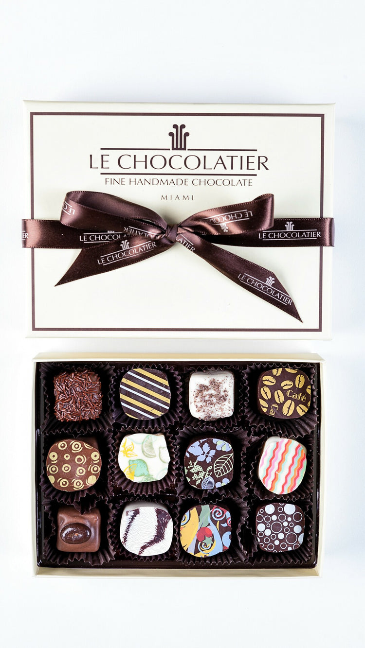 12 PIECE BOX SYMPHONY OF FLAVORS TRUFFLES