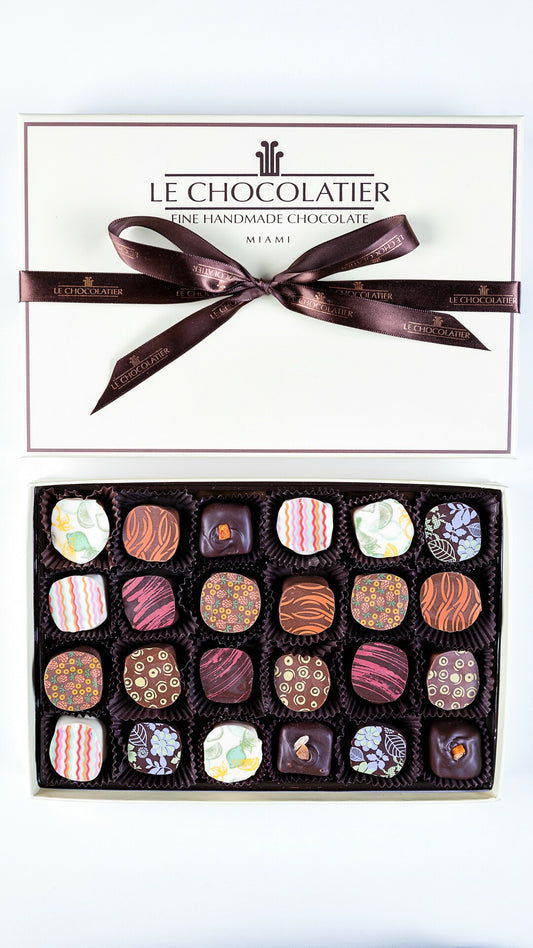 24 PIECE BOX OF FRUIT ESSENCE TRUFFLES